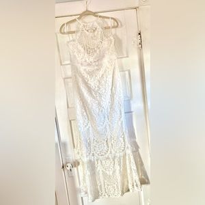 Lulus White Lace Dress